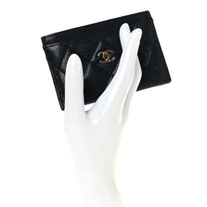 Chanel Caviar Quilted Card Holder Black 2 of 8
