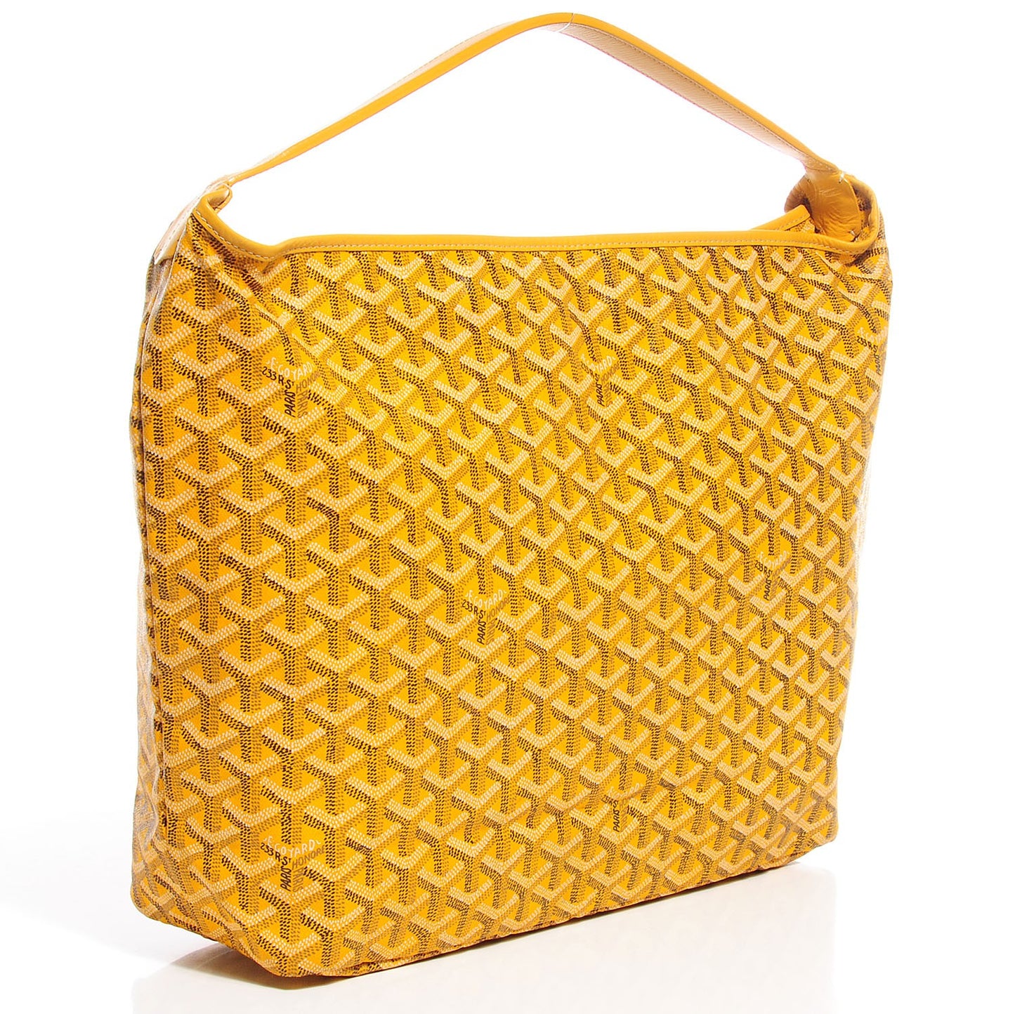 Goyardine Fidji Zip Hobo Yellow