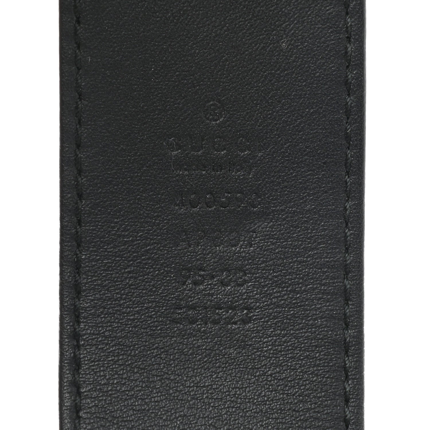 Gucci Calfskin Double G 40mm Belt 95 38 Black 3 of 3