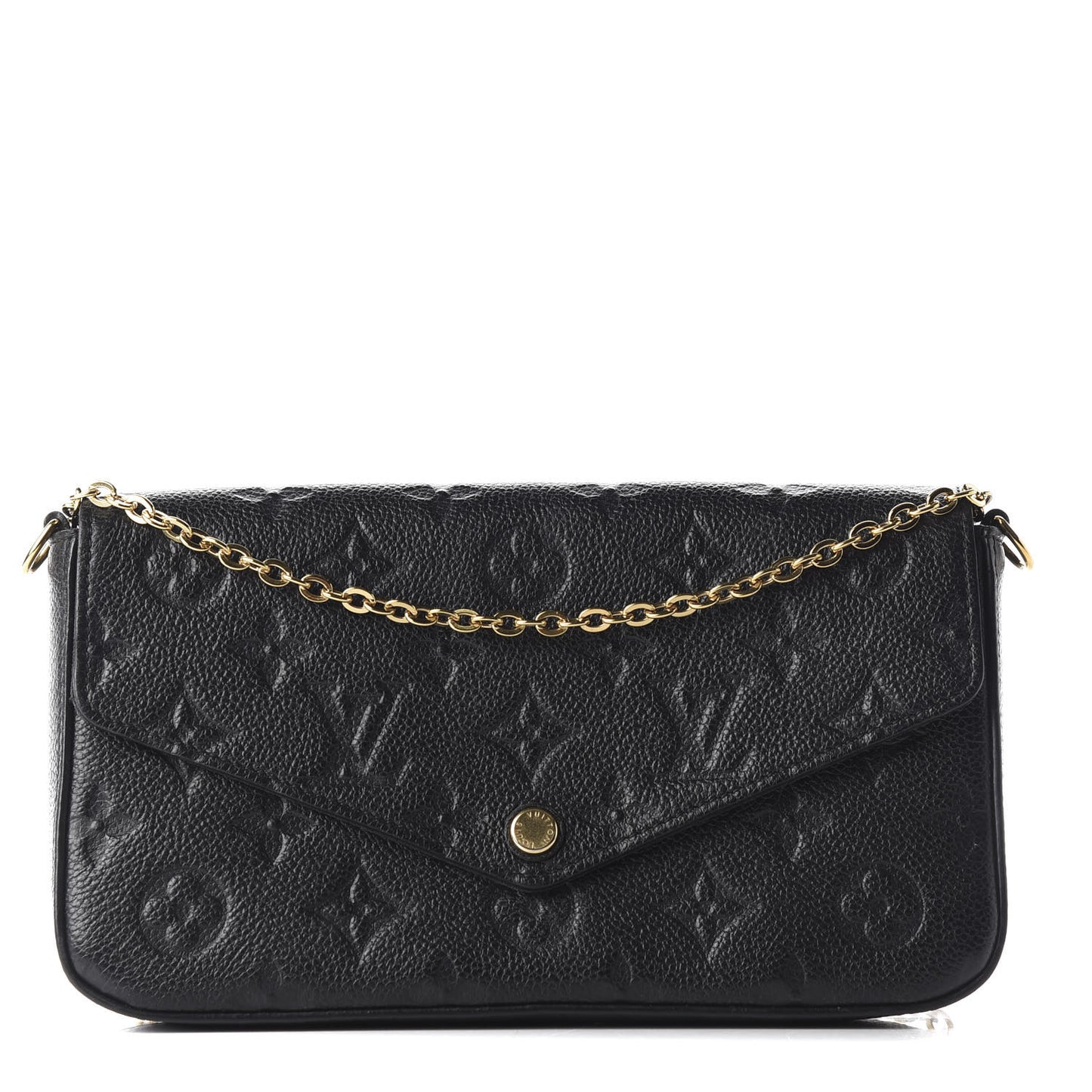 Empreinte Pochette Felicie Chain Wallet Black