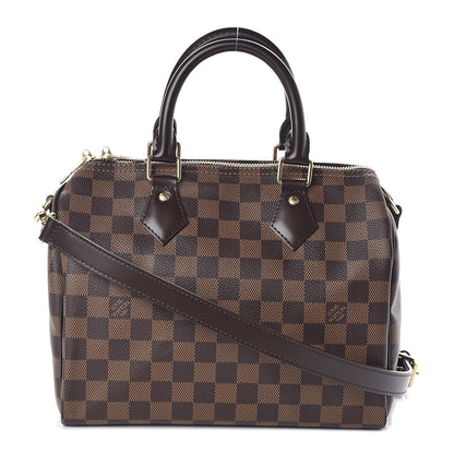 Louis Vuitton Damier Ebene Speedy Bandouliere 25 1 of 10