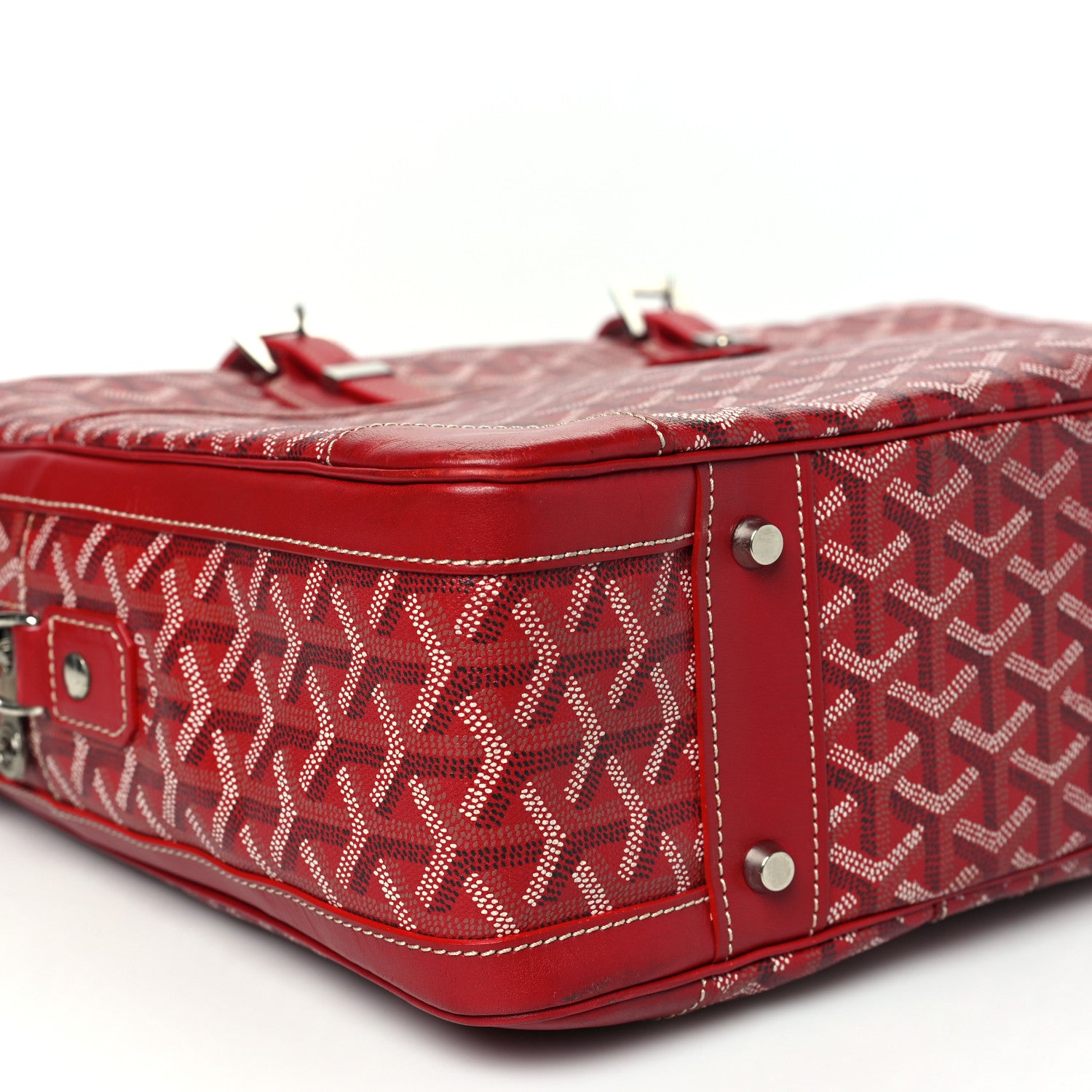 GOYARD ゴヤール◆ビジネスバッグ ディプロマット レッド◆中古 Goyard Goyardine Ambassade MM Briefcase Red 1783391 – FASHIONPHILE