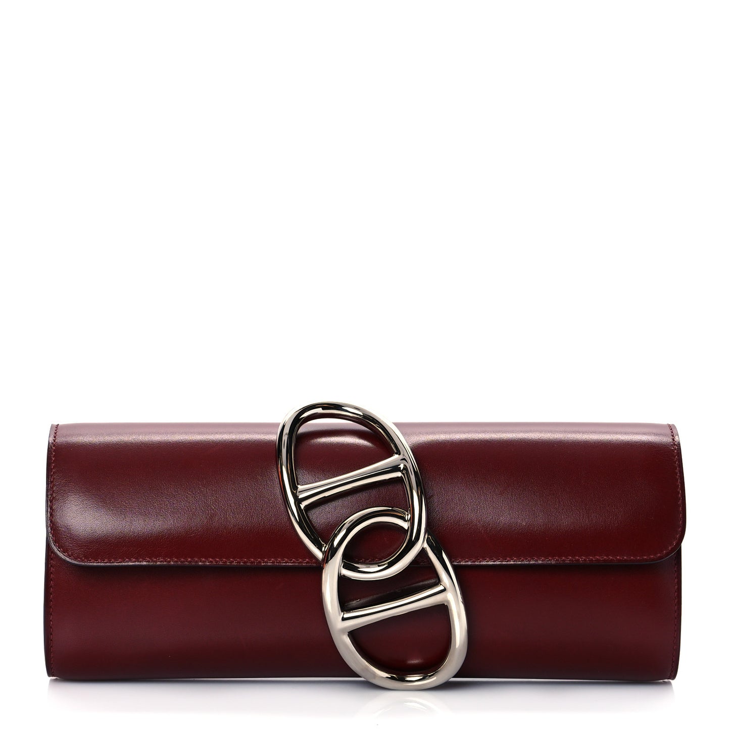 Tadelakt Egee Clutch Rouge H