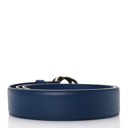 Gucci Moon Calfskin Interlocking G 37mm Belt 90 36 Cobalt Blue 2 of 6
