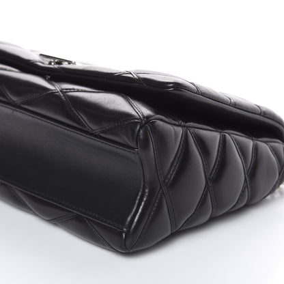 Louis Vuitton Lambskin Malletage GO-14 MM Black 8 of 12