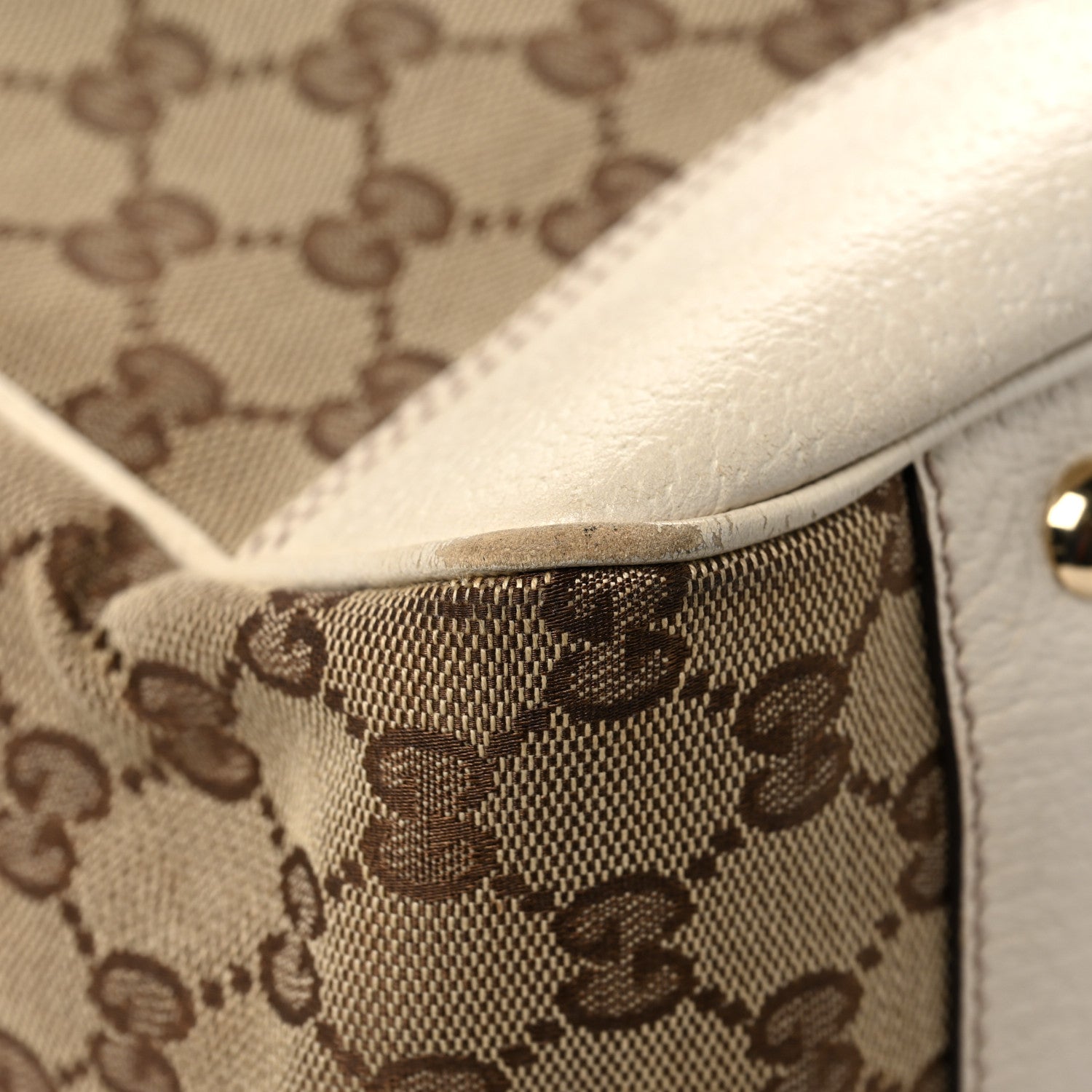 Gucci Monogram Medium Princy Tote Off White 9 of 12