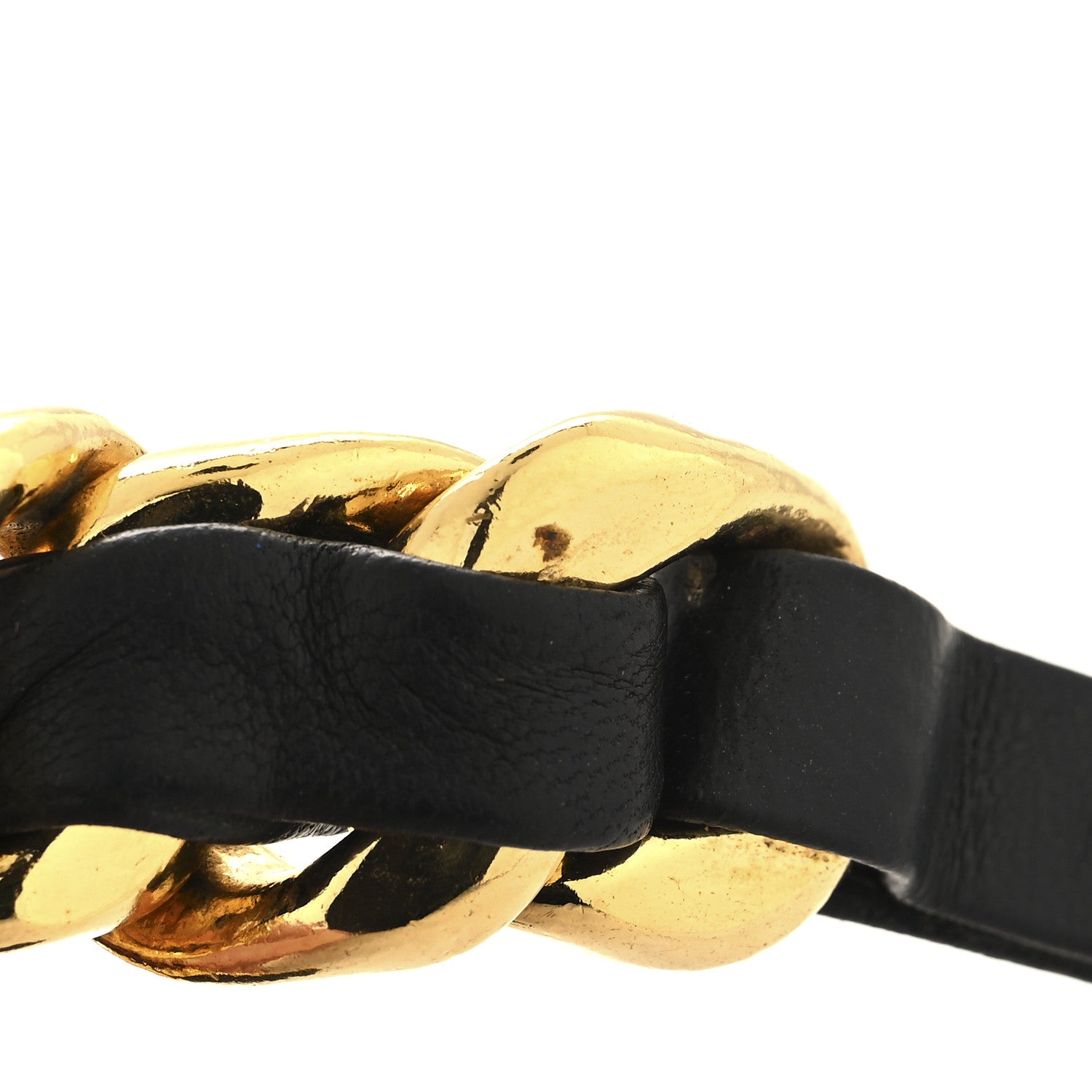 Chanel Lambskin Chain Bracelet Black 6 of 6
