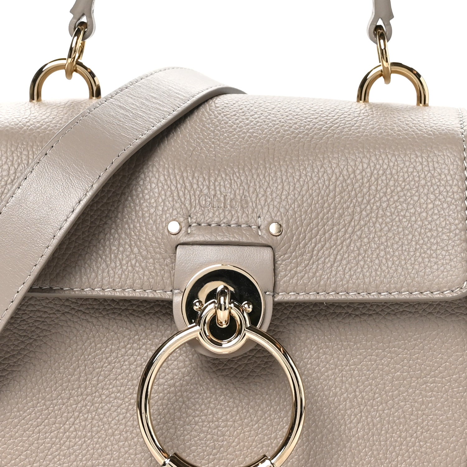 Chloe Calfskin Mini Tess Day Bag Motty Grey 7 of 9