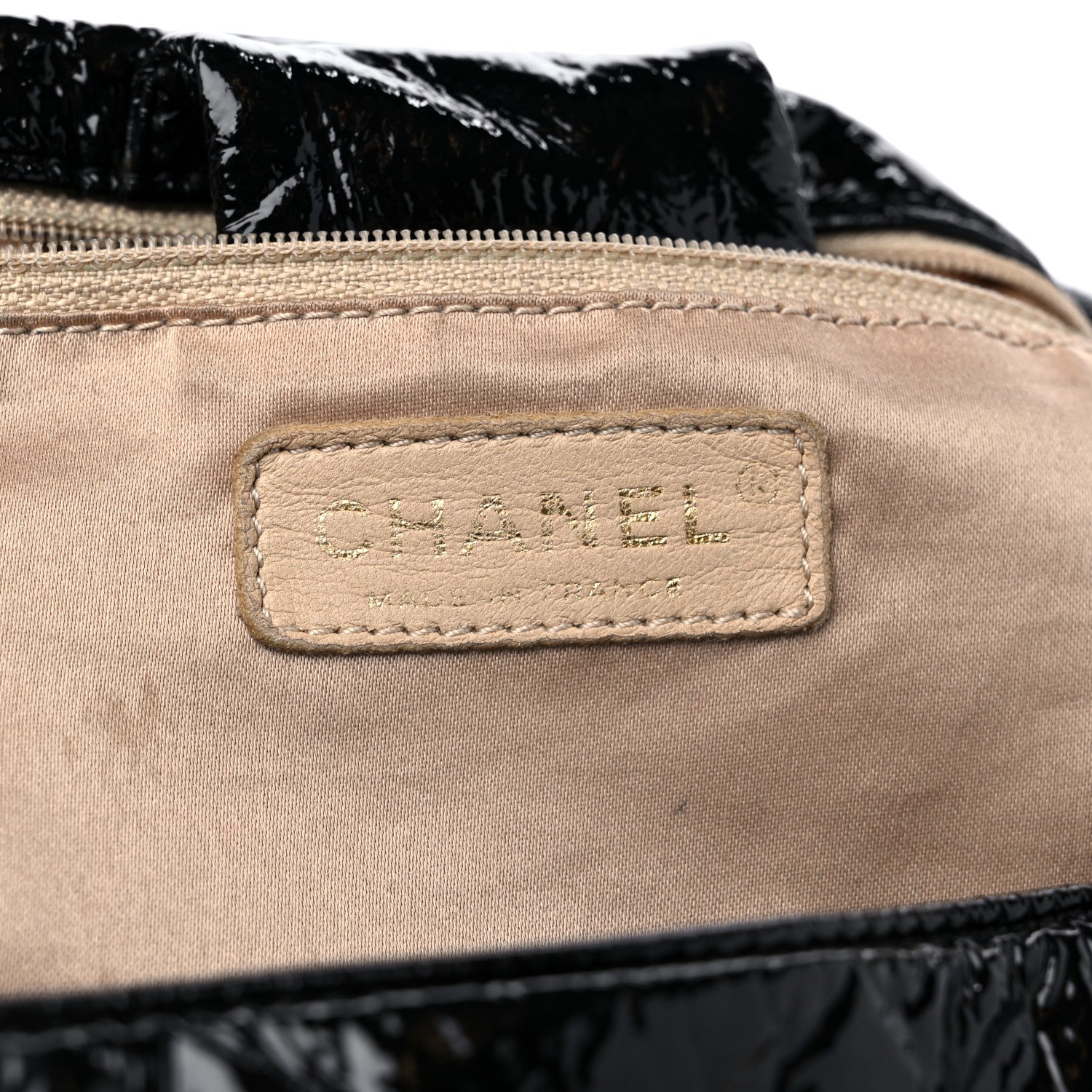 Chanel Vinyl XL Rock and Chain Flap Black 6 of 12
