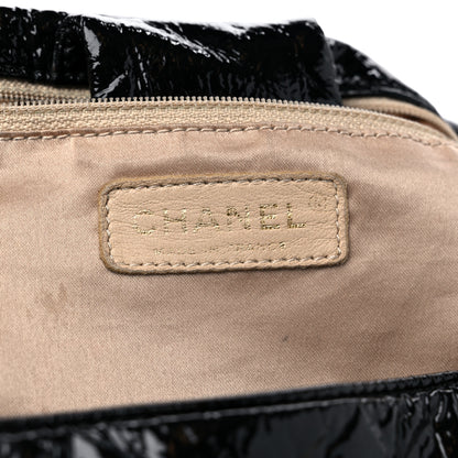 Chanel Vinyl XL Rock and Chain Flap Black 6 of 12