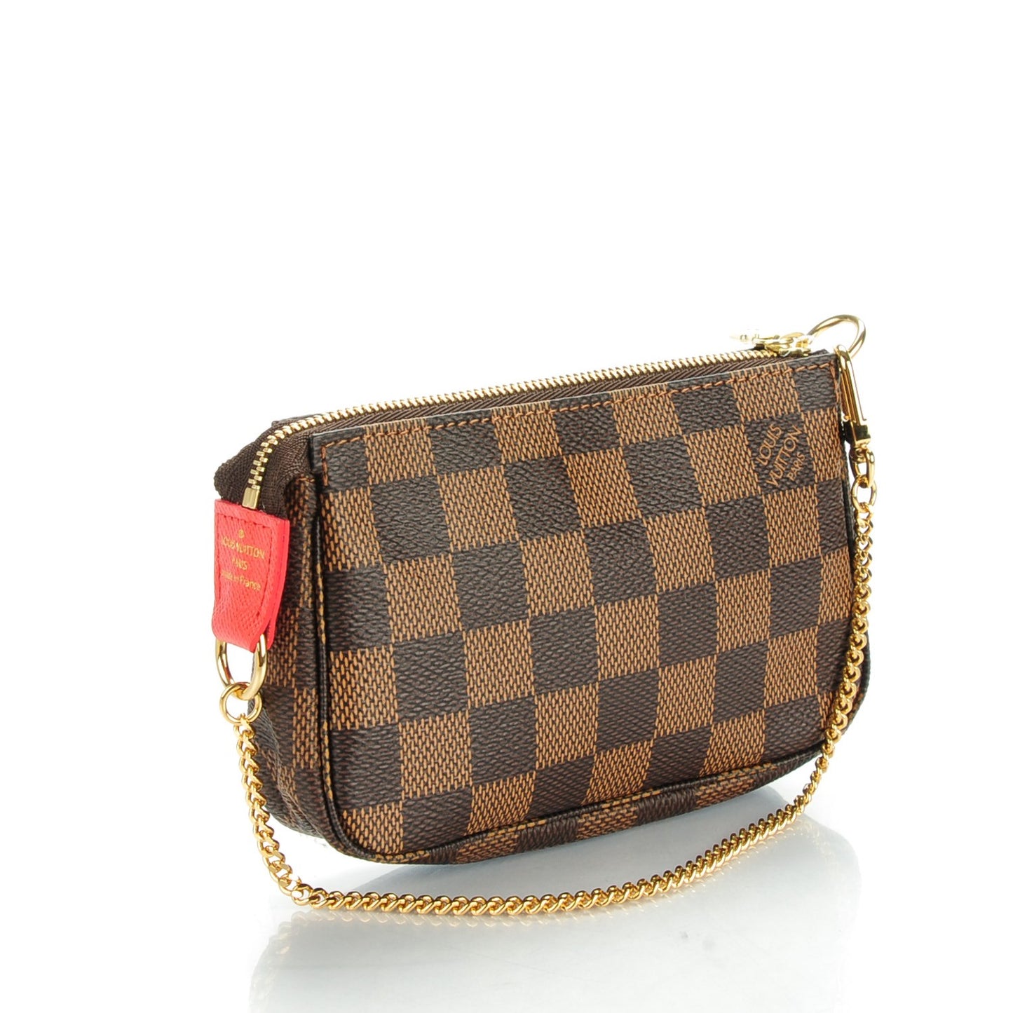 Damier Ebene 2015 Christmas Animation Mini Pochette Accessories
