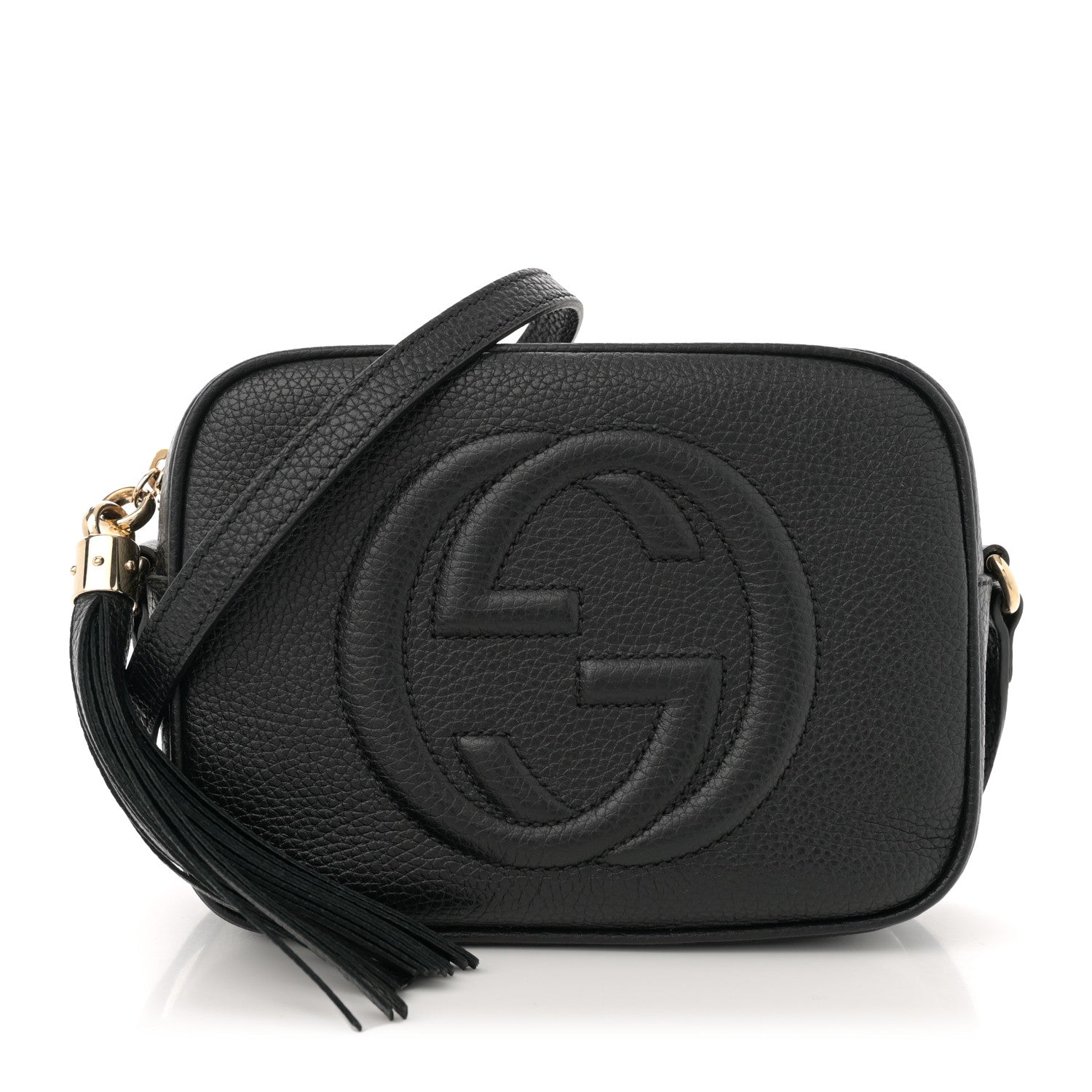 Gucci Pebbled Calfskin Small Soho Disco Bag Black 1 of 10
