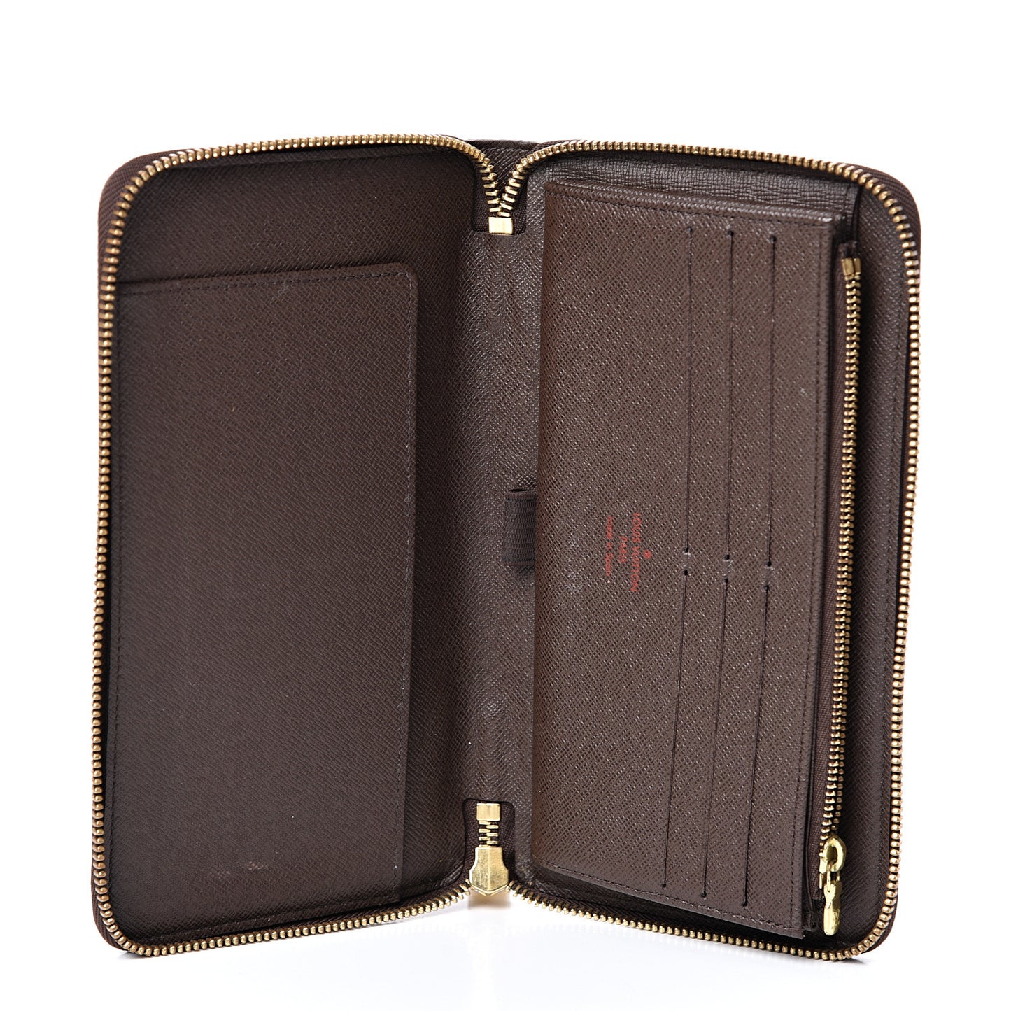 Damier Ebene Zippy Organizer Wallet
