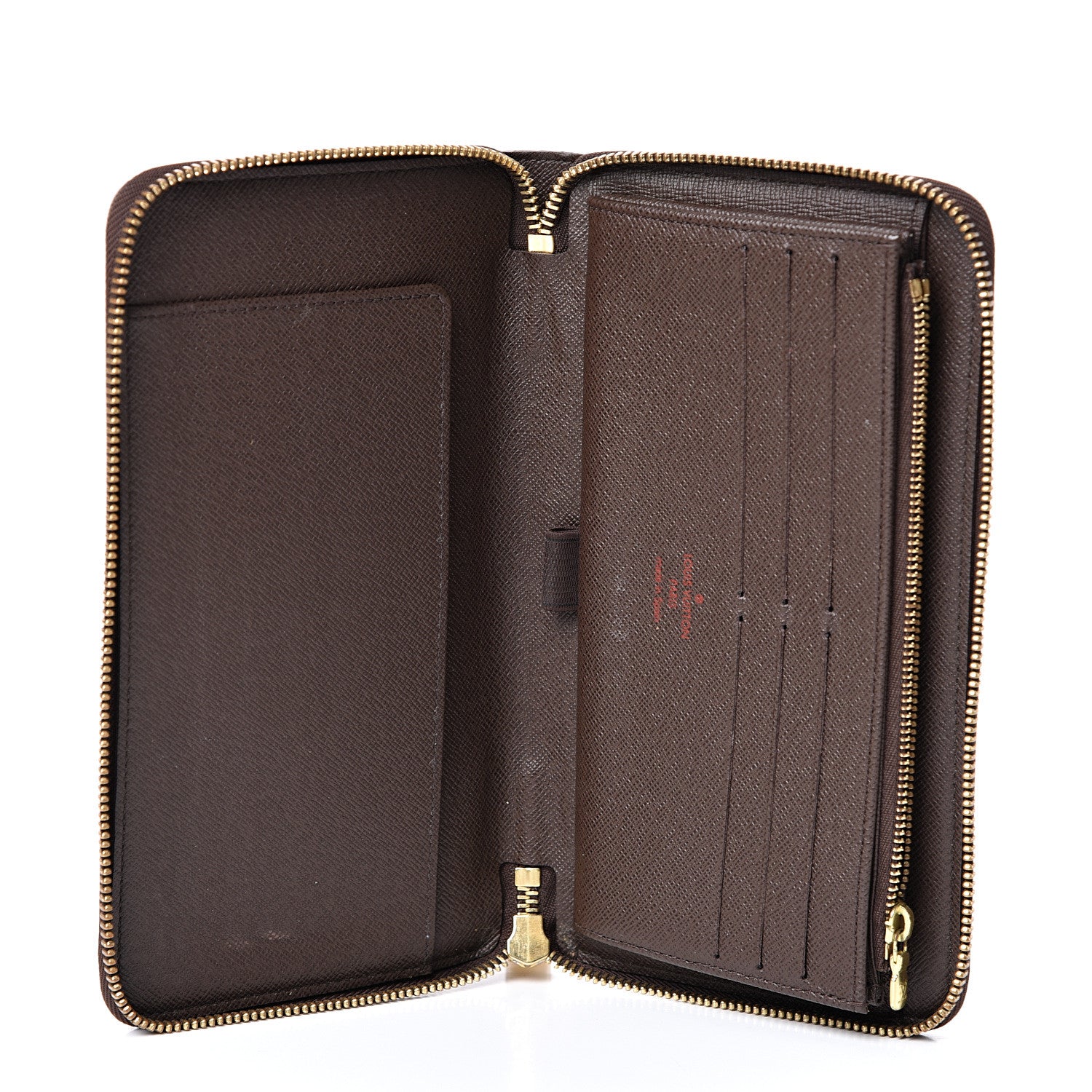 Louis Vuitton Damier Ebene Zippy Organizer Wallet 4 of 9