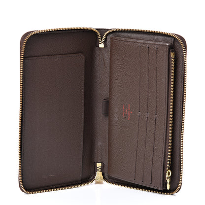Louis Vuitton Damier Ebene Zippy Organizer Wallet 4 of 9