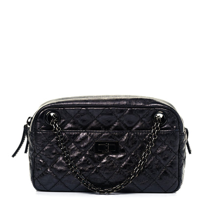 Chanel Aged Calfskin Quilted Small Reissue Camera Case So Black 1 of 10