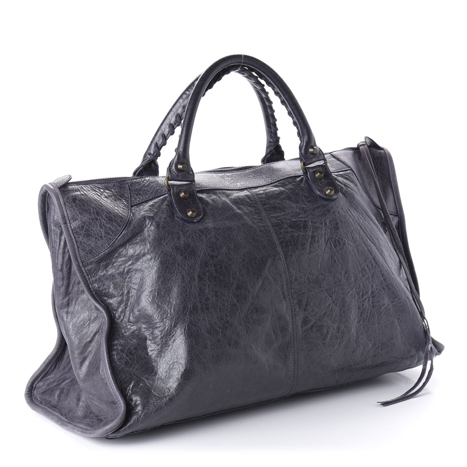Balenciaga Agneau Classic Hardware Work Bleu Roi 3 of 10