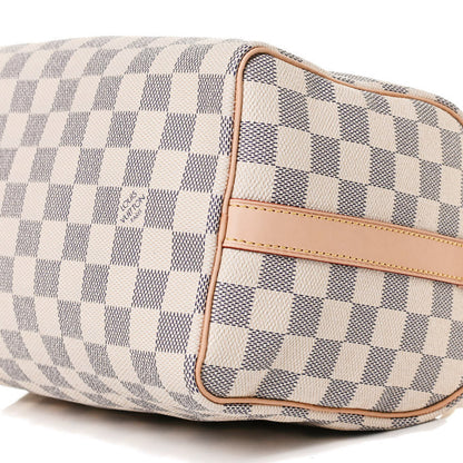Louis Vuitton Damier Azur Speedy Bandouliere 25 10 of 11