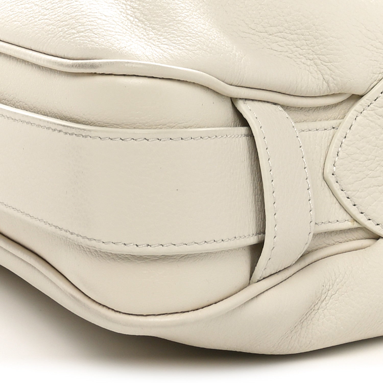 Celine Supple Calfskin Medium Romy Shoulder Bag Rice 11 of 11