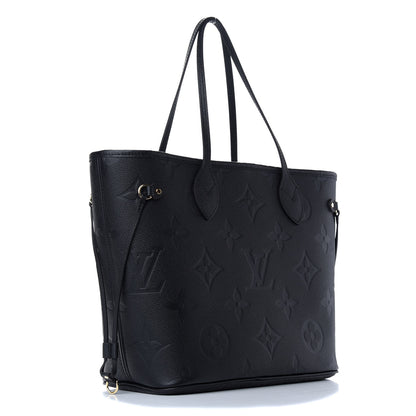 Louis Vuitton Empreinte Monogram Giant Neverfull MM Black 4 of 9