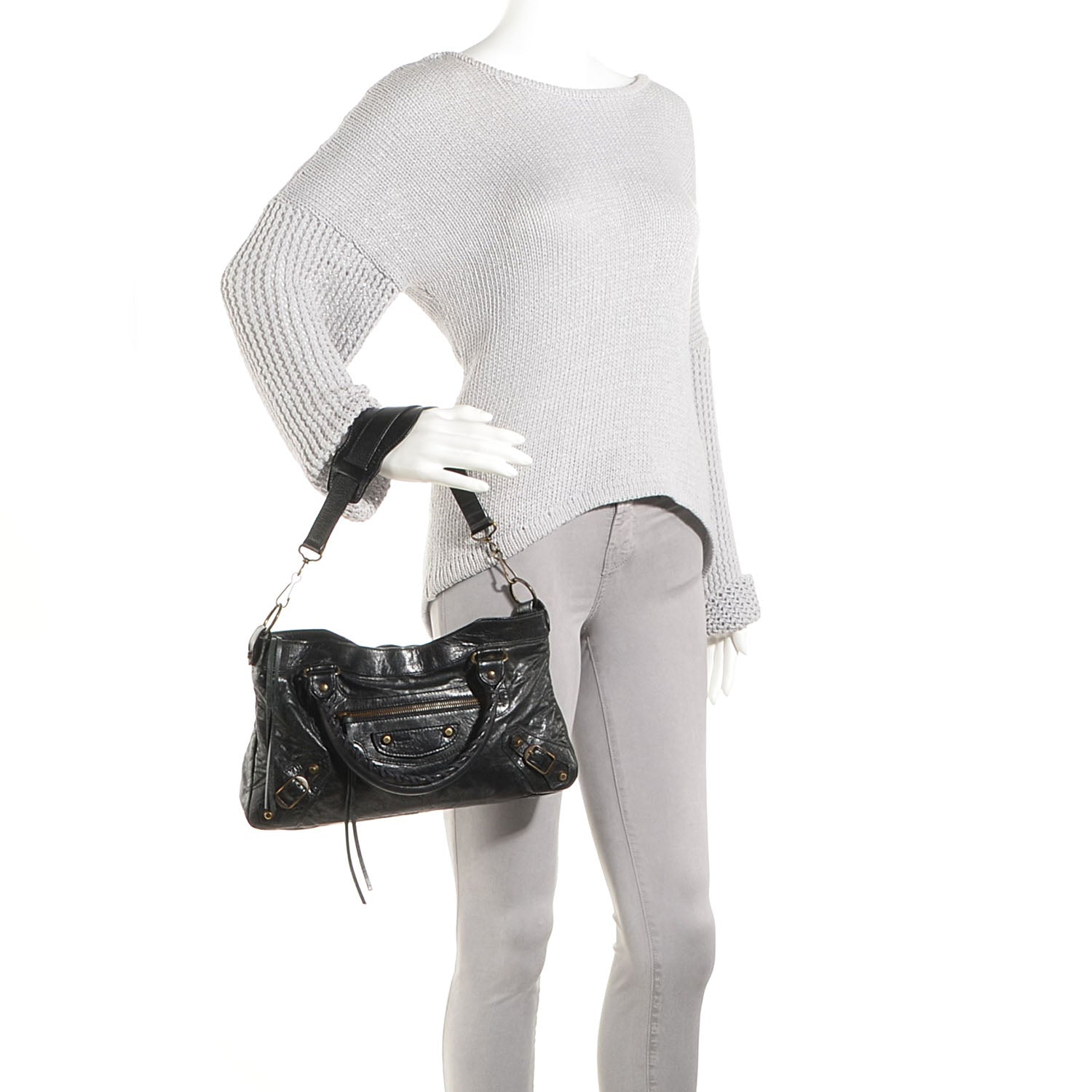 Balenciaga Chevre First Black 2 of 11