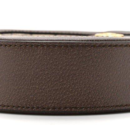 Gucci GG Supreme Monogram Web Mini Ophidia Round Shoulder Bag Brown 9 of 12