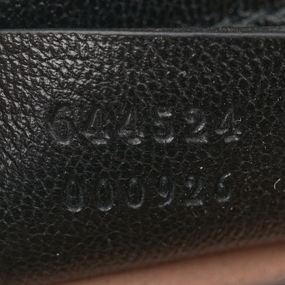 Gucci GG Supreme Monogram Calfskin Small Padlock Messenger Shoulder Bag Beige Black Cuir 7 of 10