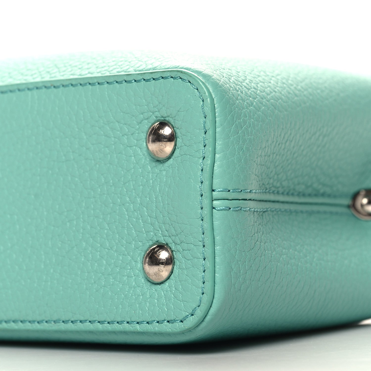 Louis Vuitton Taurillon Mini Capucines Miami Green 9 of 9