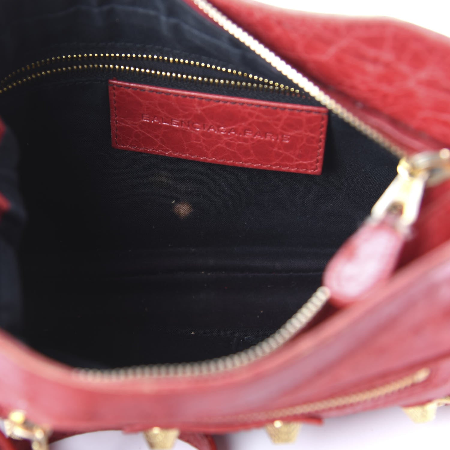 Balenciaga Agneau Giant 12 Gold Hardware Hip Rouge Cardinal 11 of 11