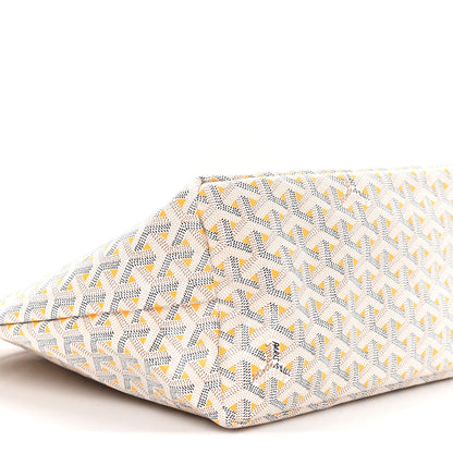 Goyard Goyardine Saint Louis Claire Voie PM White Yellow 10 of 11