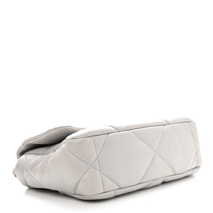 Chanel Lambskin Quilted Medium Chanel 19 Flap Grey 4 of 10
