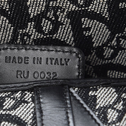 Christian Dior Monogram Saddle Bag Black 7 of 7