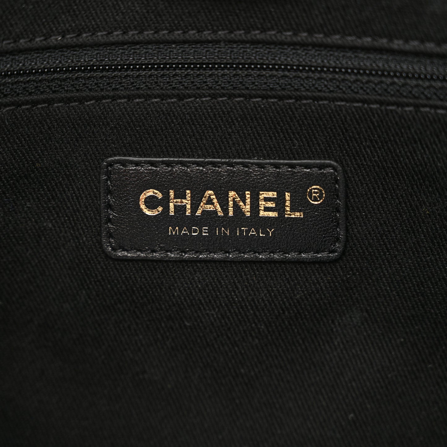 Mixed Fibers Striped Small Deauville Tote Black