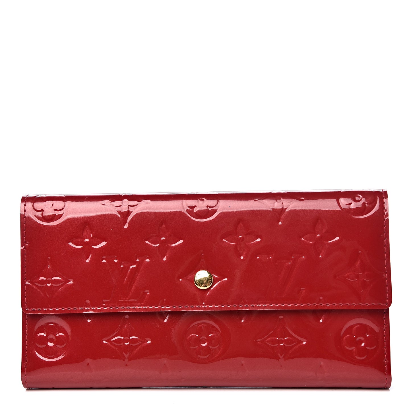 Vernis Porte Tresor International Wallet Pomme D'Amour