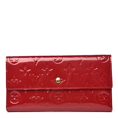 Louis Vuitton Vernis Porte Tresor International Wallet Pomme D'Amour 1 of 7