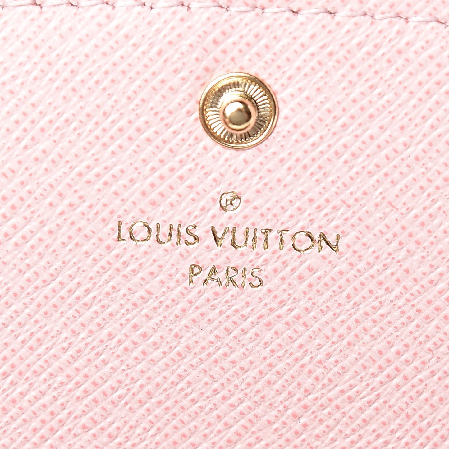 Damier Ebene Emilie Wallet Rose Ballerine