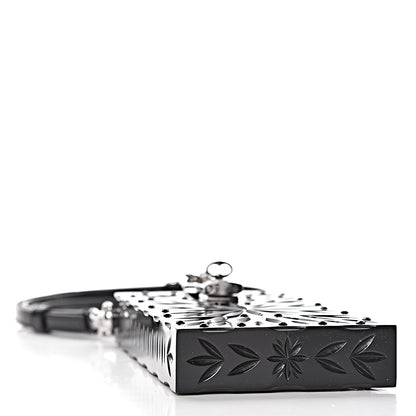 Dolce & Gabbana Crystal Embellished Plexiglass Phone Crossbody Black 4 of 11