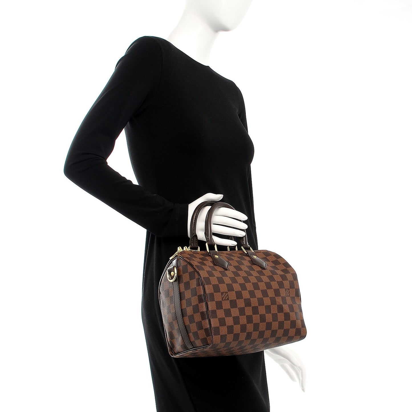 Damier Ebene Speedy Bandouliere 25
