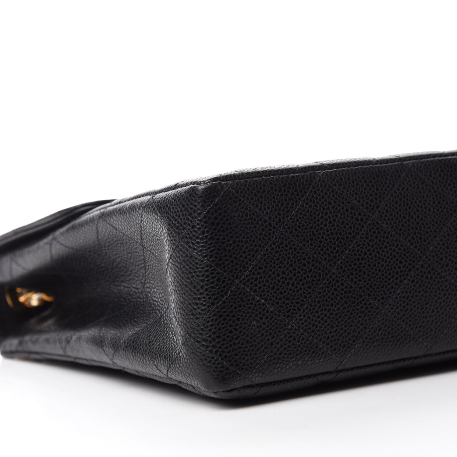 Chanel Caviar Quilted Jumbo Single Flap Black 6 of 10