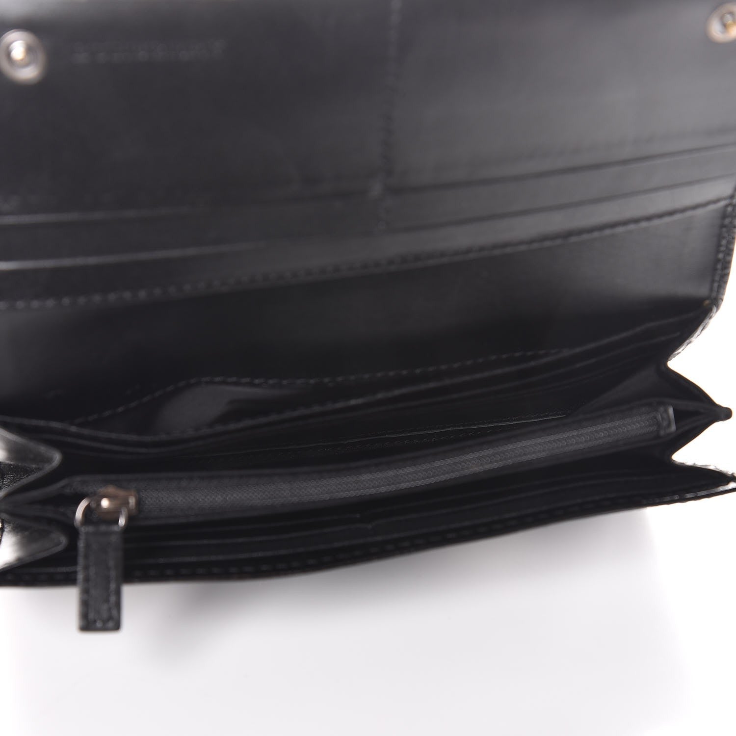 Burberry Beat Check Penrose Continental Wallet Black 5 of 7