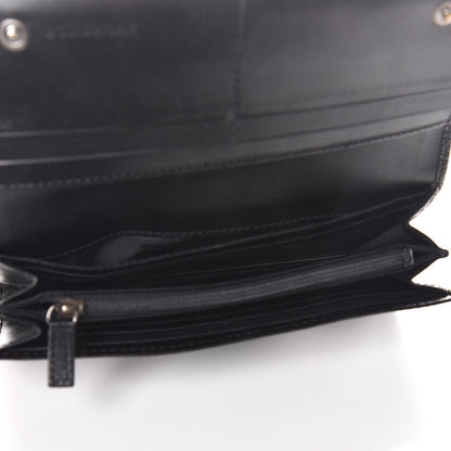 Burberry Beat Check Penrose Continental Wallet Black 5 of 7