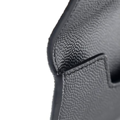 Saint Laurent Grain De Poudre Uptown Pouch Black 9 of 10