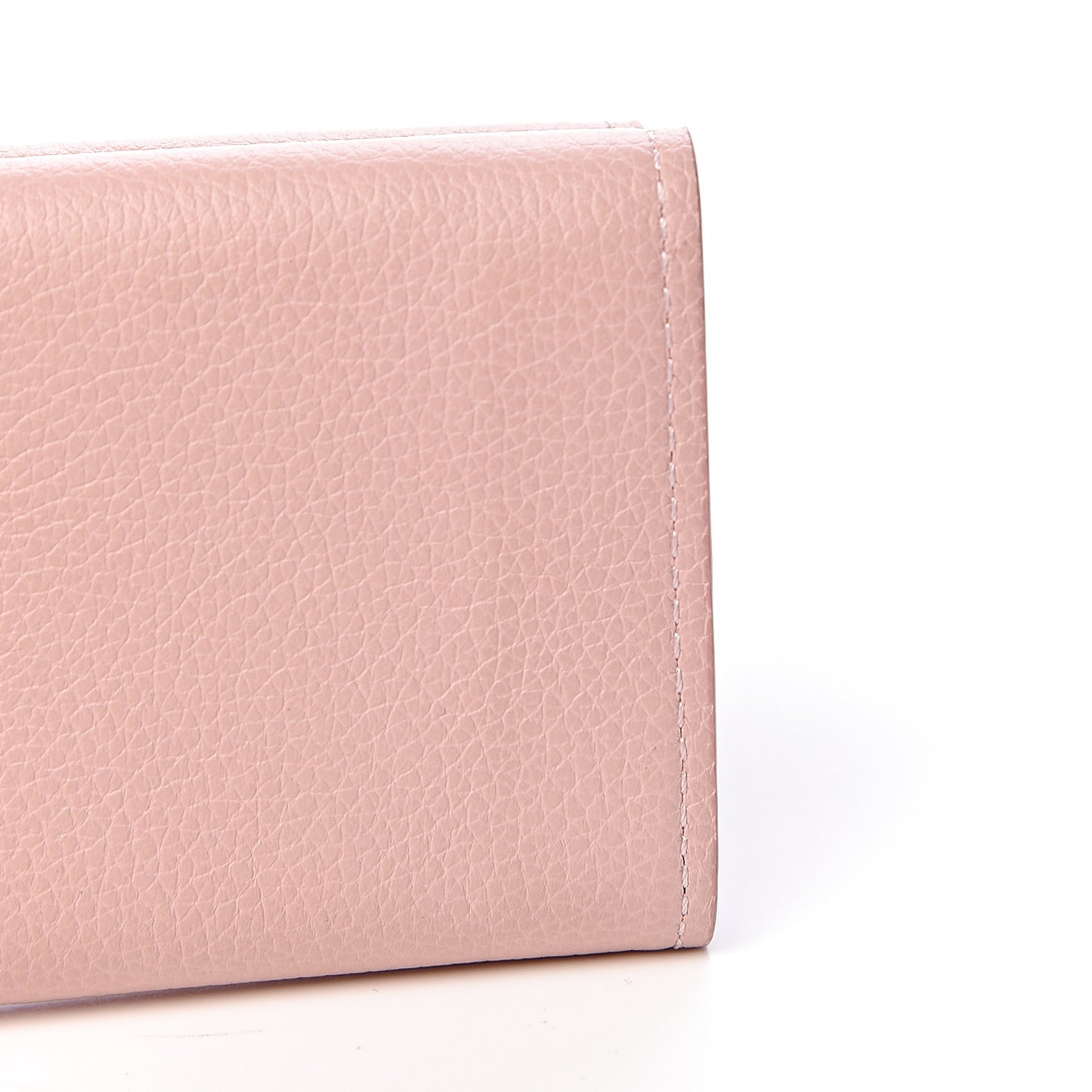 Calfskin Lockmini Wallet Rose Ballerine