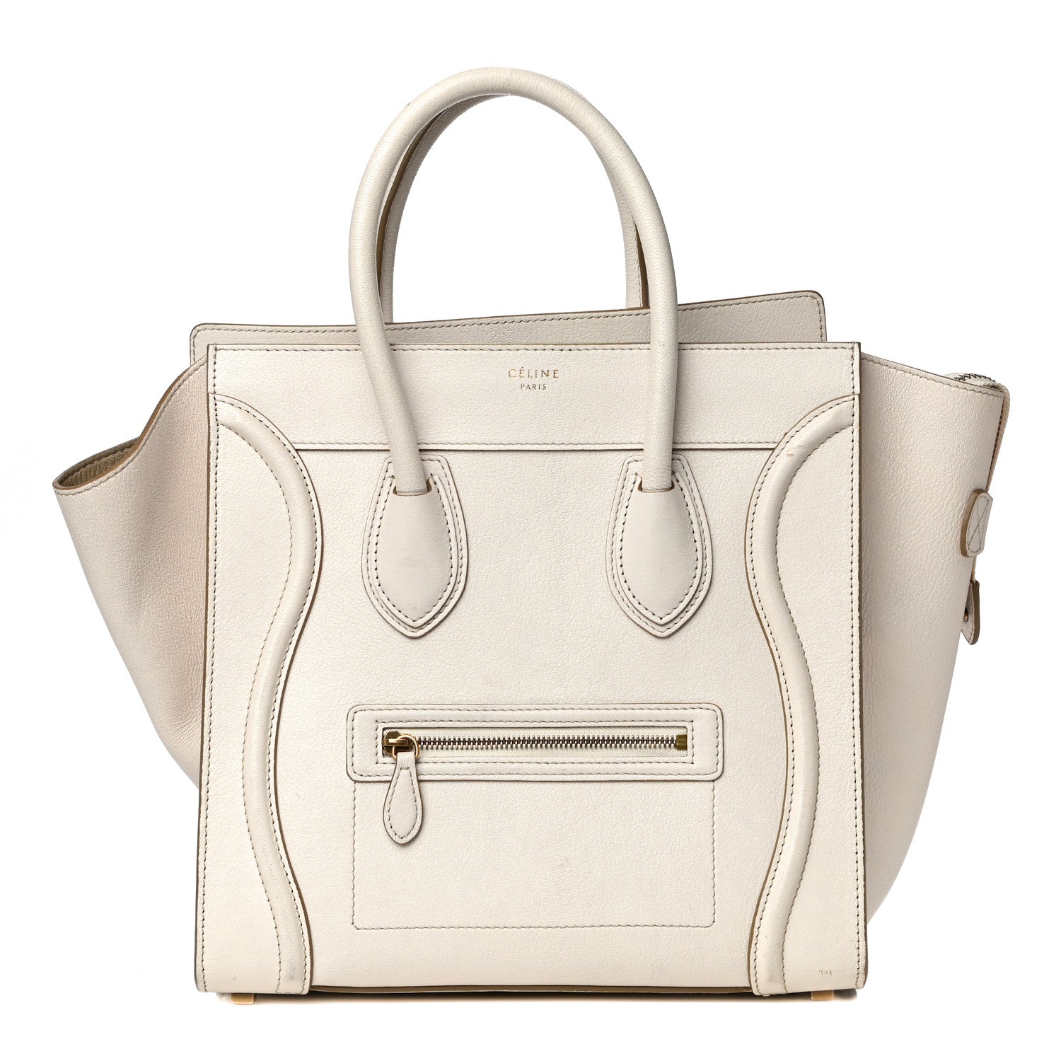 Celine Goatskin Mini Luggage White 1 of 33