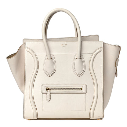 Celine Goatskin Mini Luggage White 1 of 33