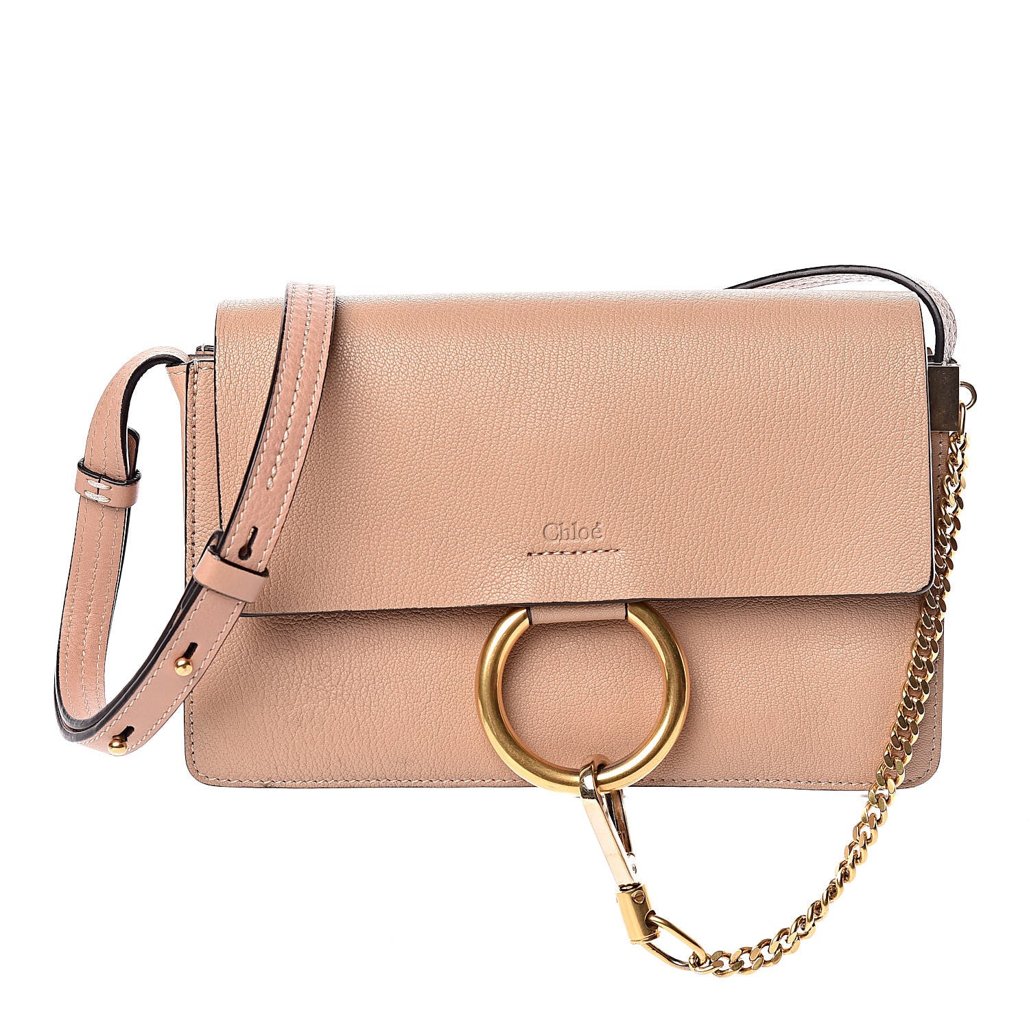 Chloe Goatskin Small Faye Shoulder Bag Biscotti Beige 1 of 9
