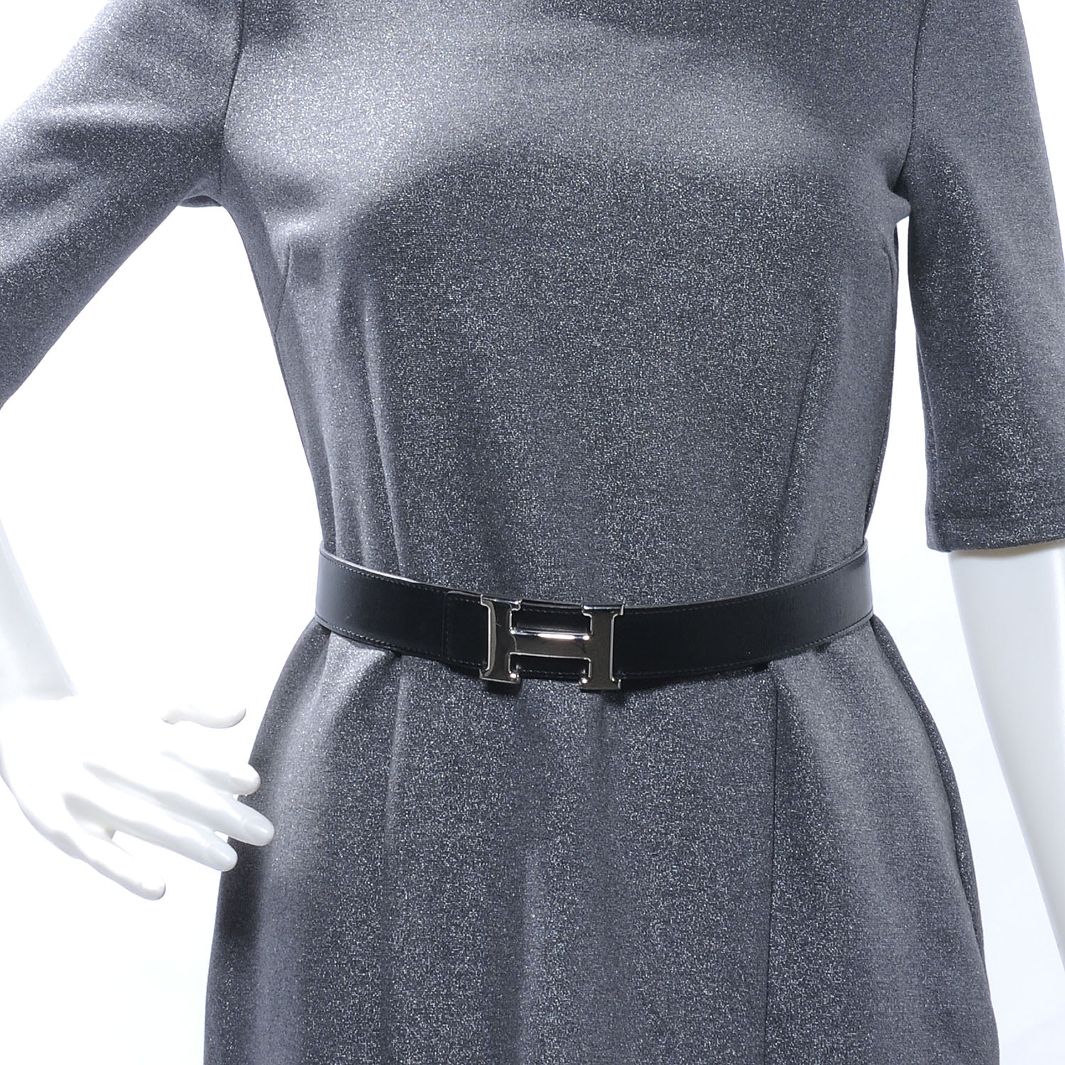 Hermes Box Reversible Constance 32mm H Belt Noir Gold 70 2 of 6