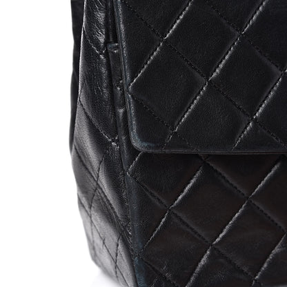 Chanel Lambskin Quilted Medium Single Flap Black 12 of 16