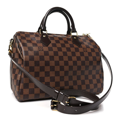 Louis Vuitton Damier Ebene Speedy Bandouliere 30 3 of 9