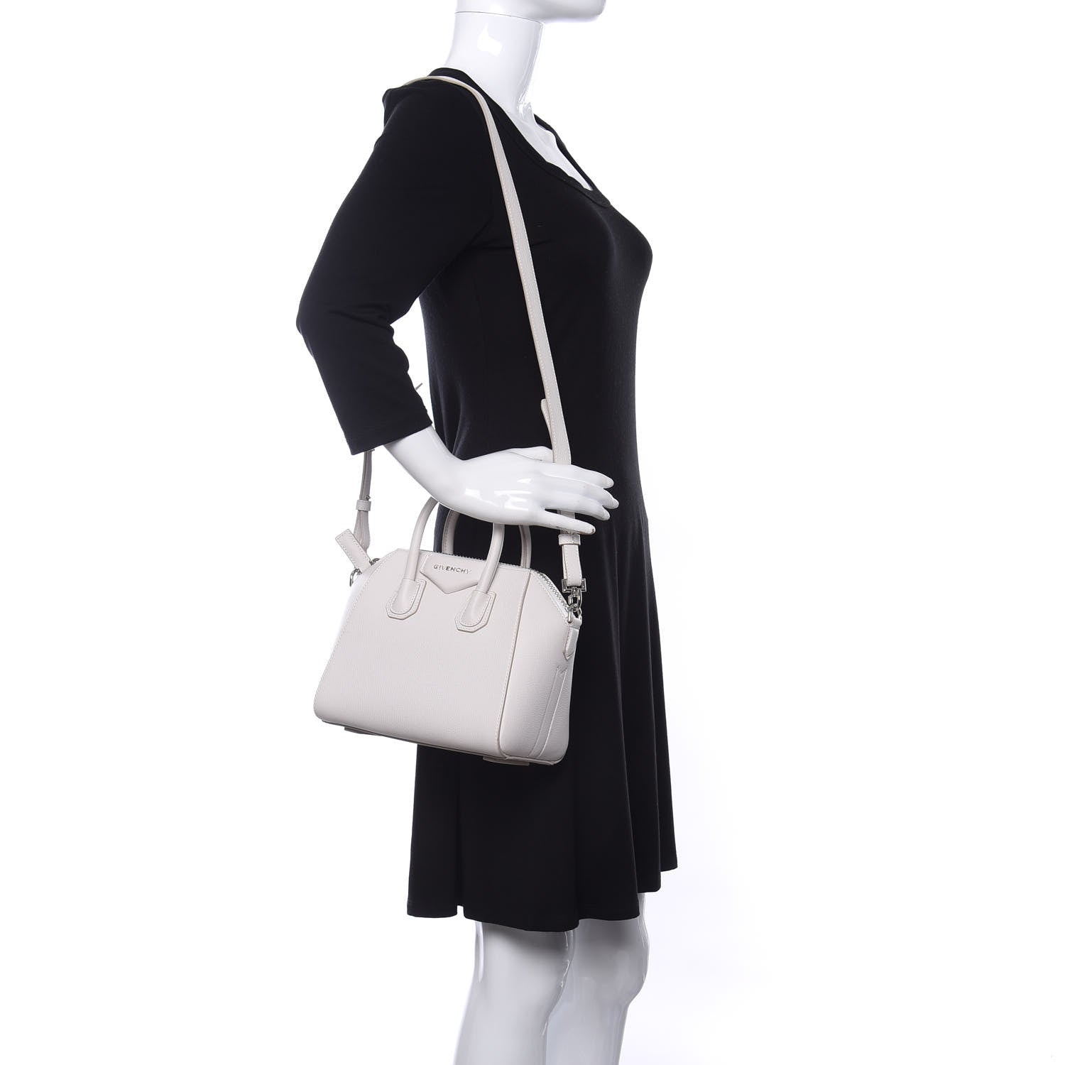 Givenchy Sugar Goatskin Mini Antigona White 2 of 9